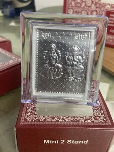 Lakshmi Ganesha Silver Plated Showpiece