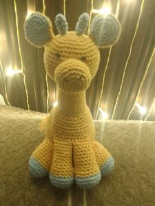 Crocheted Giraffe Toy
