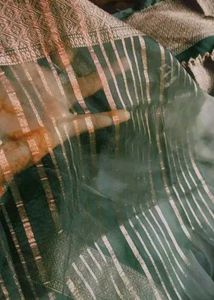 Fancy Organza Shibori Saree