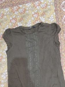 Olive Green Top