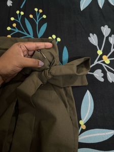 Sweater &amp; Bow-Tie Waist Pants Set