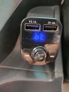 Bluetooth FM Transmitter USB Car Fast Charger