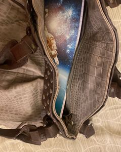 y2k vintage leather bag