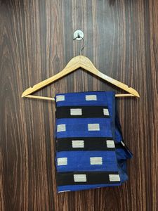 Blue And Black Saree