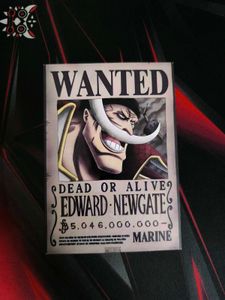 One Piece Shanks Wanted Poster And 2 Other