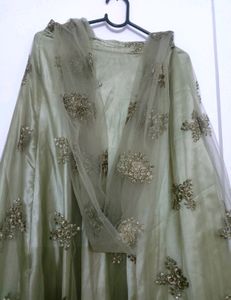Green Skirt And Dupatta 💚