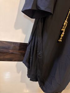 Embellished Black Dress with Attached Jacket