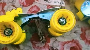 Retro Yellow Roller Skates