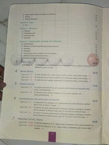 Lab Manual of Physics, Class XII