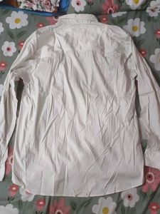 White Long Sleeve Button Down