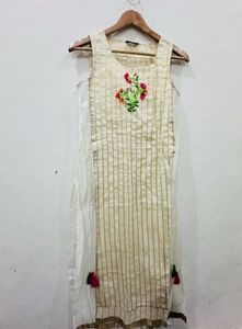Beautiful Branded Kurta , Chanderi Work