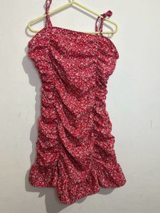 Floral Print Mini Dress