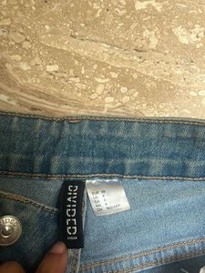 Wide Leg Denim Jeans (26-28inch) stretchable