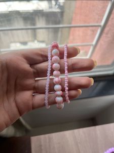 glass bead bracelet stack