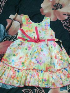 Cute Floral Baby Frock