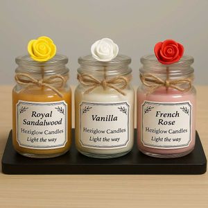 Heziglowcandles Combo Of 3