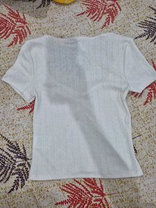 H&amp;m Pointelle Top