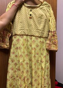Yellow Kurti 🍋