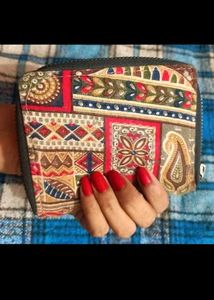 *COMBO* Holographic &amp; Handmade Printed Wallet