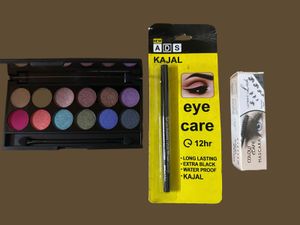 Eyeshadow Palate And Kajal Mascara