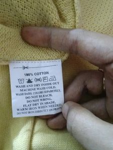 Yellow Sweatshirt.