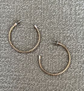 Antique Gold Hoops