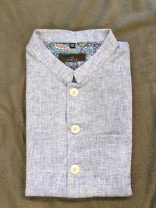 XL - Light Blue Nehru Jacket