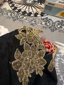 Red black lehenga choli