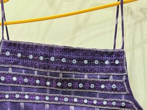 Stylish Purple Sleeveless Top