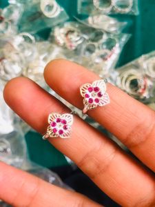 Pure Silver Toe Ring Pair