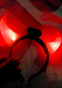 Halloween Red Lighted Horns Hairband