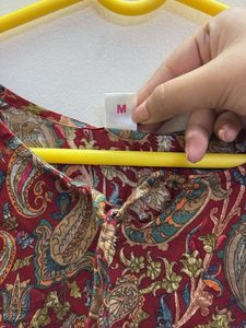 Paisley Print Short Kurti