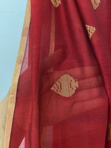 Maroon Taj Mahal Dupatta
