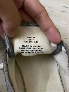 H&amp;M Gray Denim Sneakers