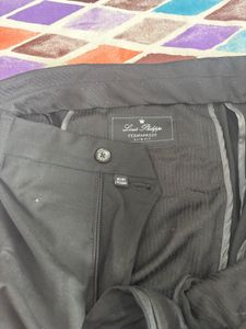 Louis Philippe Black Pants