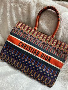 Christian Dior Canvas Tote Bag