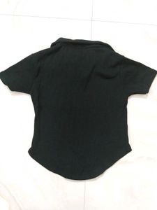 Black Polo T-Shirt