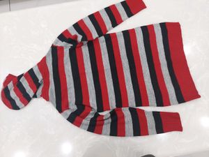 Striped Long Sweater