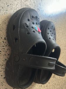 Black Crocs with Jibbitz