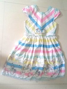 Cute Unicorn Theme Frock