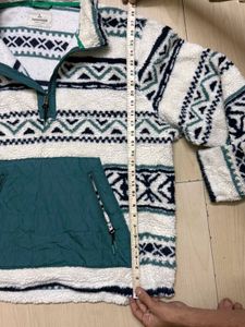 Hollister Patterned Fleece Jacket