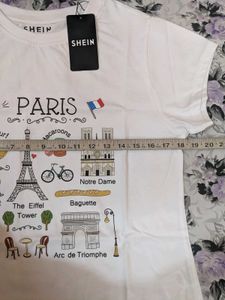 [Brand New] Shein Paris Graphic Tee