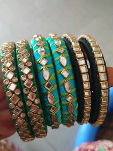 Combo Silk Thread Bangles
