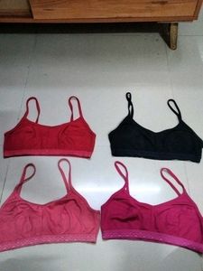 Colorful Bra Set Of 4