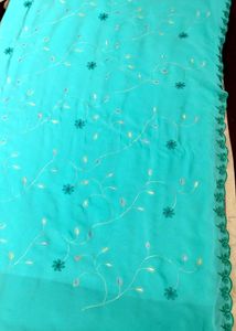 Light Weight Chiffon Saree With Blouse