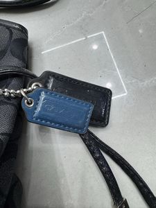Coach Black Signature Purse