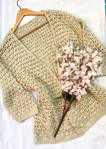 Boho Oversized Open Cardigan C
