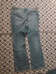 Flared Denim Jeans