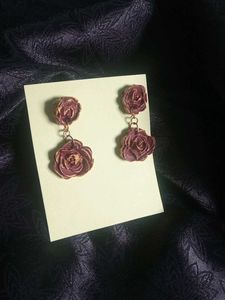 Rose Drop Earrings
