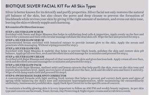 😍Biotique Silver Clear Bright Skin Facial Kit..😍